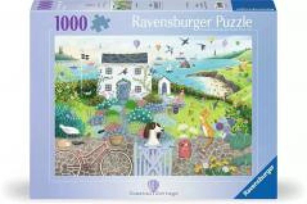 Puzzle 1000 Urokliwa wieś pudełko,254x337 mm