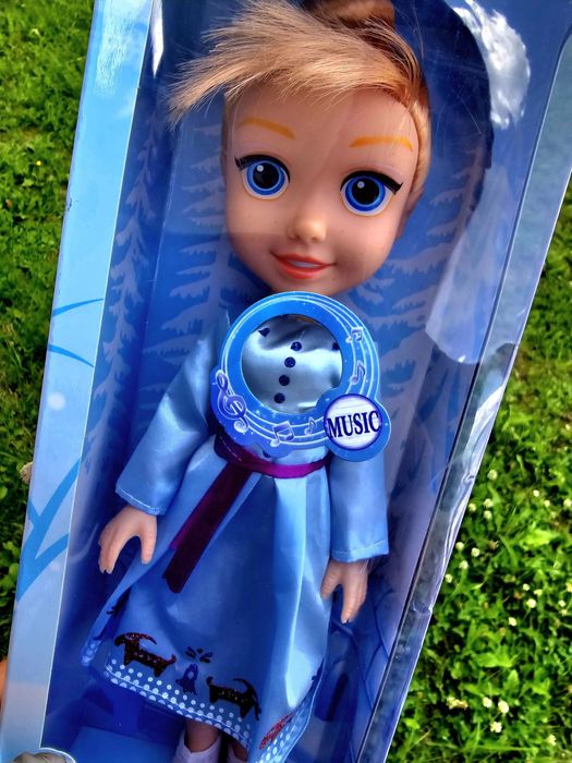 Wyprzedaż ! Grająca lalka Frozen Kraina Lodu nowa
