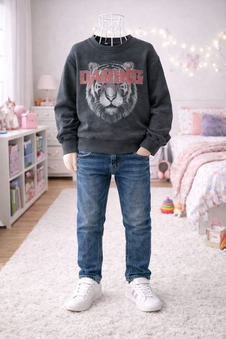 Camisola inverno | cinzenta efeito desgastado | Kids Only | Tam 7/8