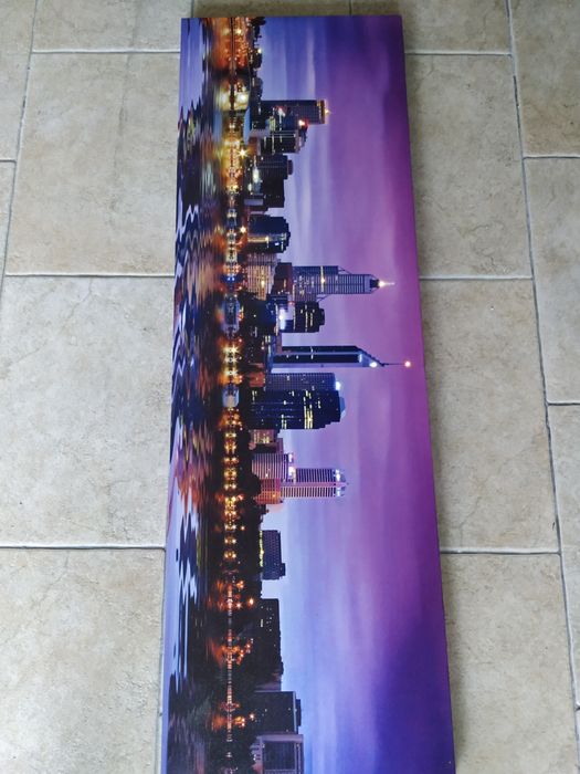 Quadro decorativo com iluminação