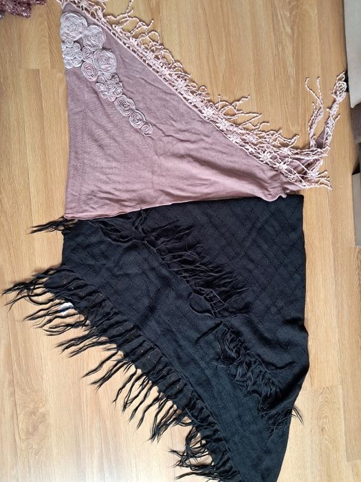 Chusty szaliki damskie 3 sztuki w komplecie