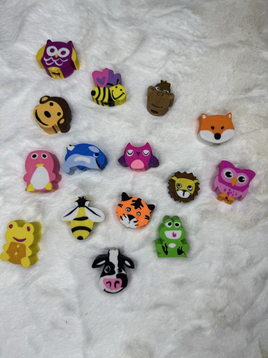 Gumki do ścierania nakładki na ołówek gumka na ołówek zwierzęta