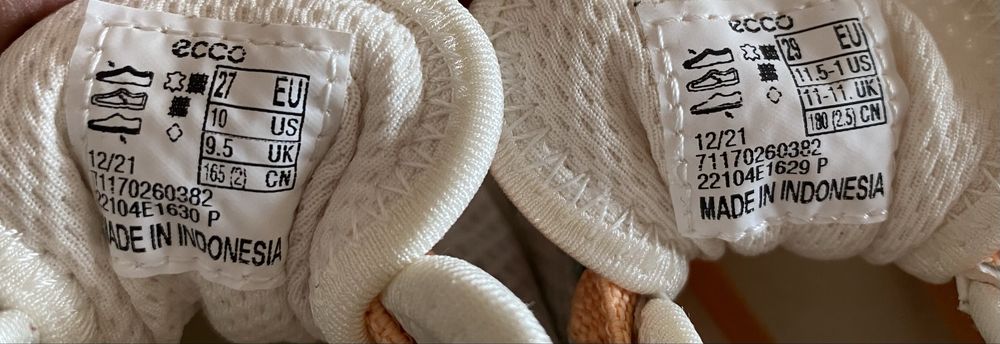 Кросівки кроссовки ecco biom k 1 оригінал 27 29 р.