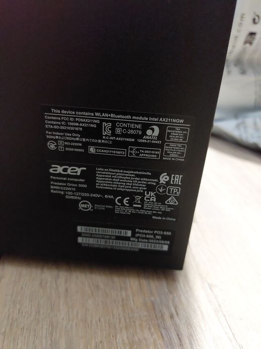 Komputer stacjonarny gamingowy ACER PREDATOR ORION 3000 Nowy