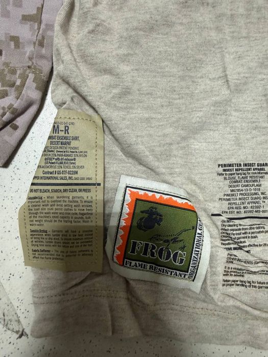 Убакс боевая рубашка usmc frog aor 1 desert marpat размер s-r , m-r