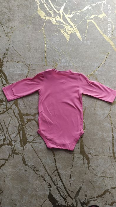 Body różowe króliczek długi rękaw r. 74, Cool Club