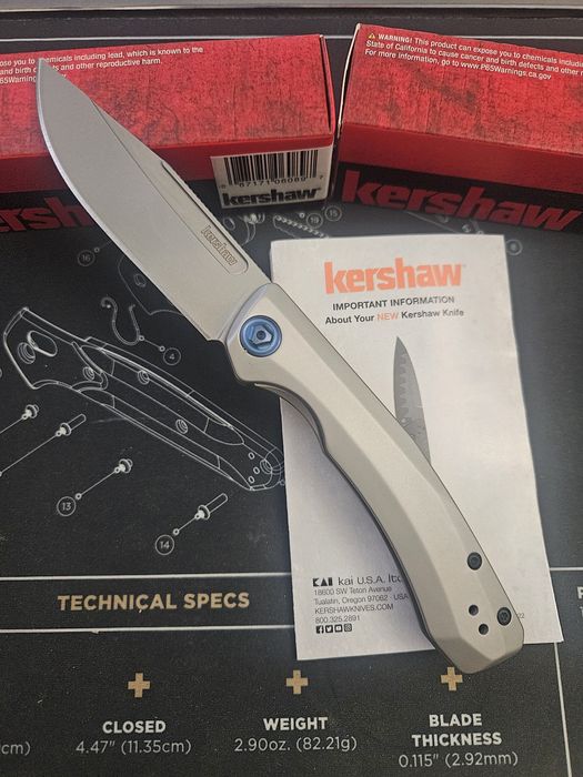 Kershaw Highball XL 7020, складаний ніж на D2