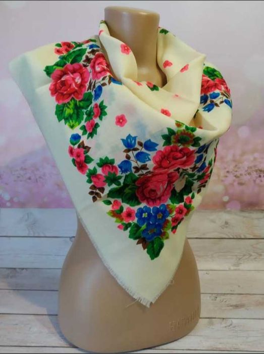 Винтажный платок времён СССР
