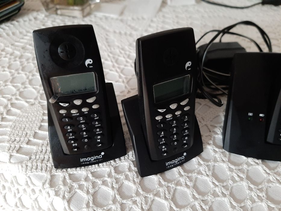 Conjunto de telefones imagina