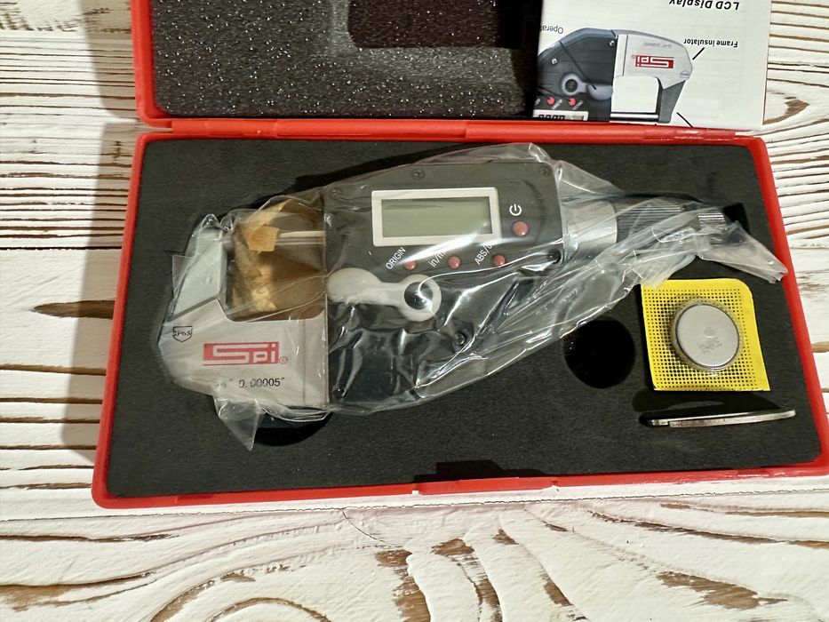 Микрометр цифровой 0-25мм IP65 0,001мм SPI, США