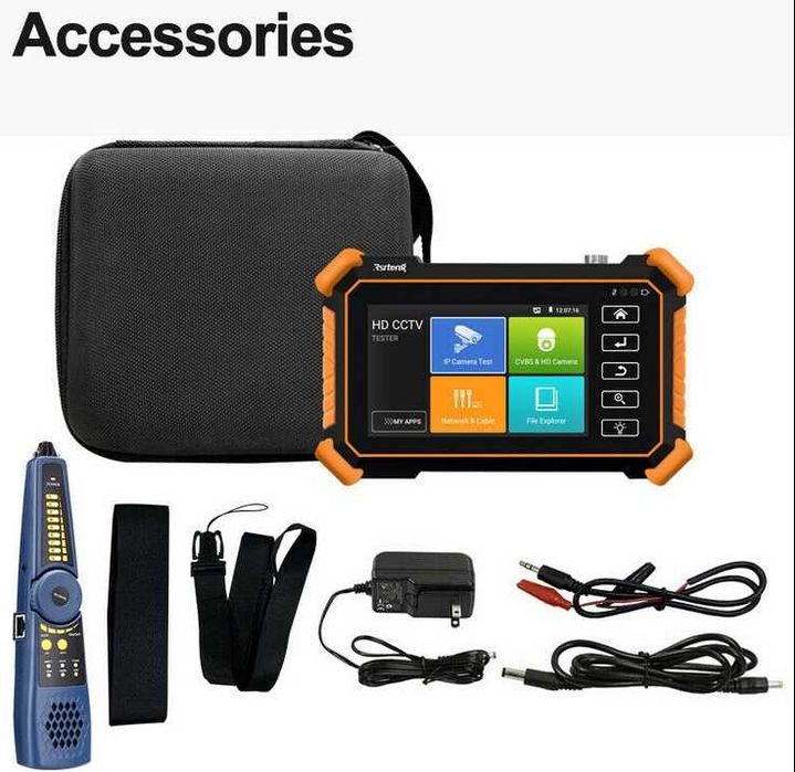 Тестер IPC-1910C Plus HD IP CVI TVI AHD 8MP-4k для  видеокамер