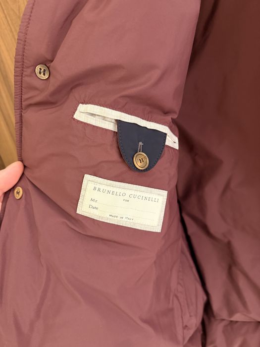 Жилетка мужская пуховая  Brunello Cucinelli оригинал