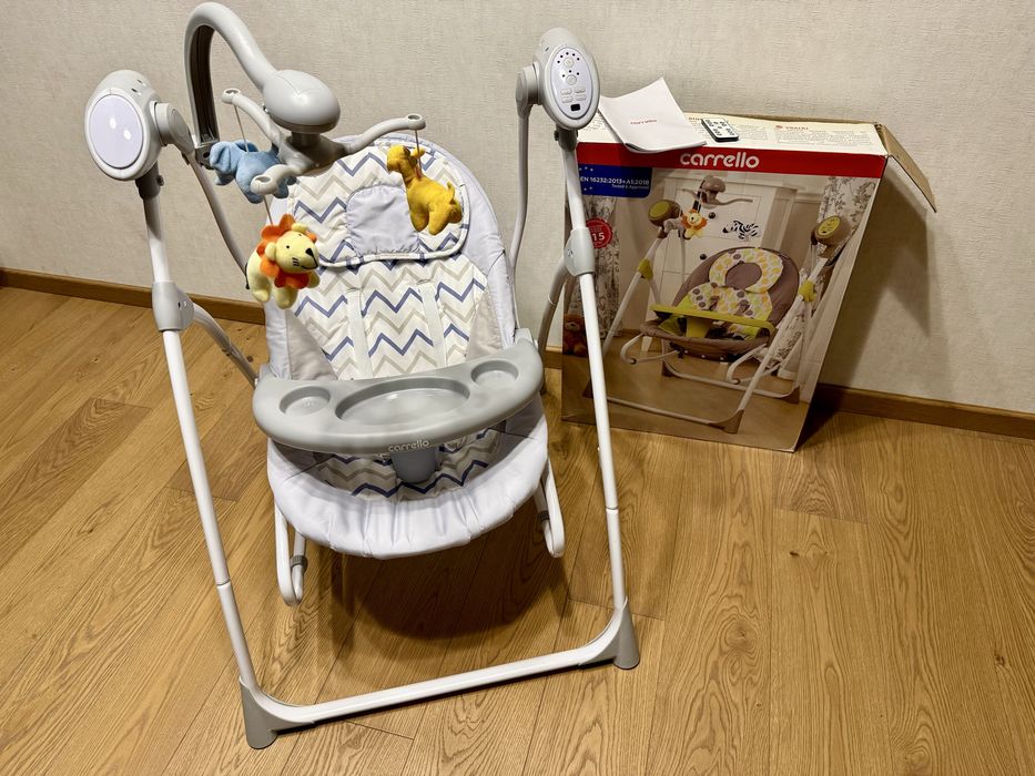 Крісло-гойдалка 3 в  1 Carrello Nanny