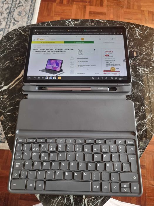 Lenovo Idea Tab 11 | 256GB + 8GB RAM | Teclado, Capa e Rato | Com Porta SIM