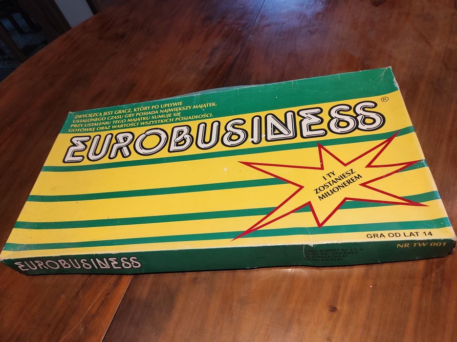Eurobusiness oryginalny  gra planszowa