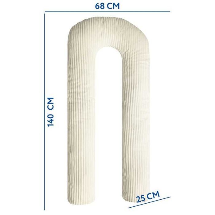 Подушка для вагітних Piccolino Stripes, U-подібна 140 см