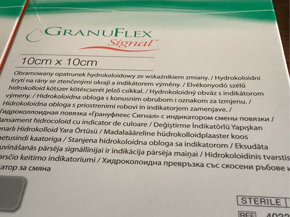 Opatrunek na odlezyny, opazenia, hydrozelowy Granu Flex Signal