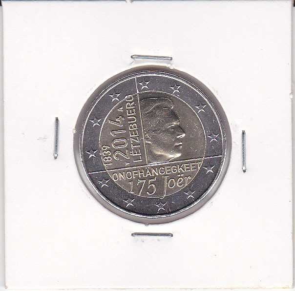 Luxemburgo Moedas Comemorativas 2 euros UNC