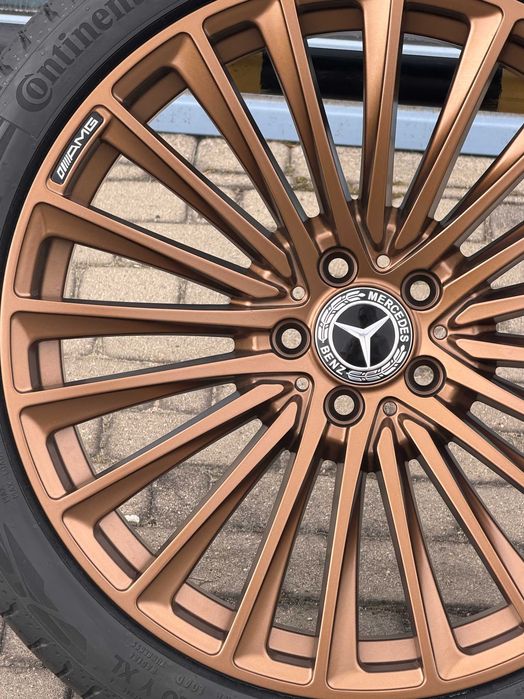 Nowe koła Mercedes 19 cali klasa E 214 S 222 złote brązowe
