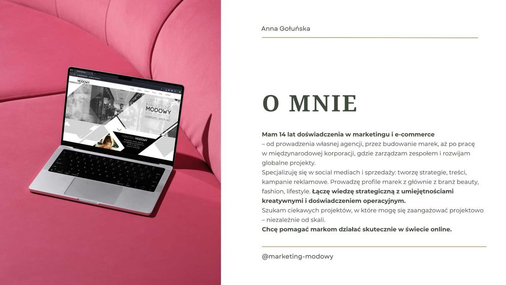Prowadzenie Social Media, eCommerce - grafika, video, foto, audyty
