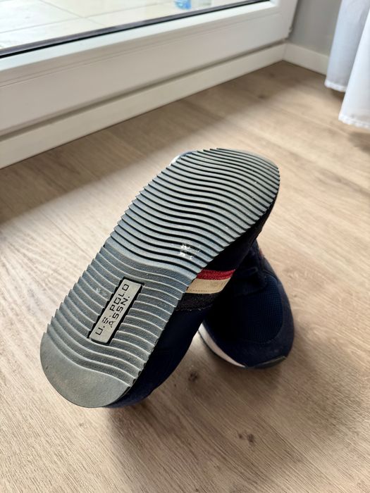 Buty U.S. Polo Assn. granatowe z różem