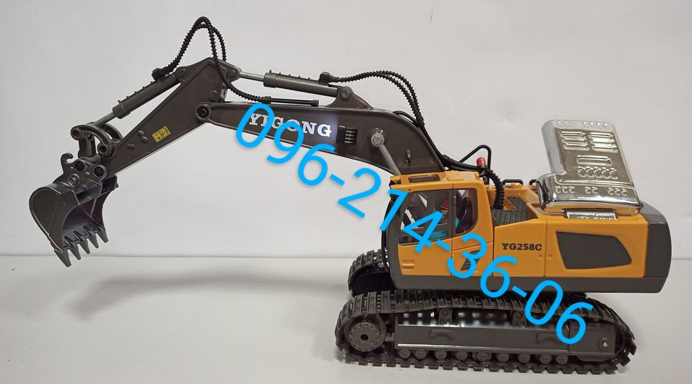 Лучший Экскаватор на Радиоуправлении, Звук, Свет, металлический