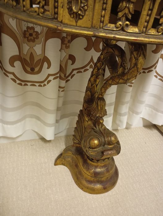 Mesa peixinho com mármore