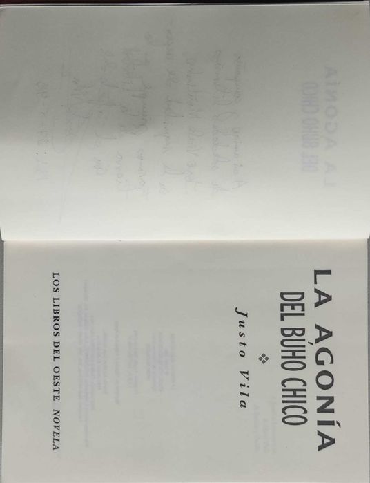 Livro Ref Par 2- La Agonia del Búho Chico - Justo Vida