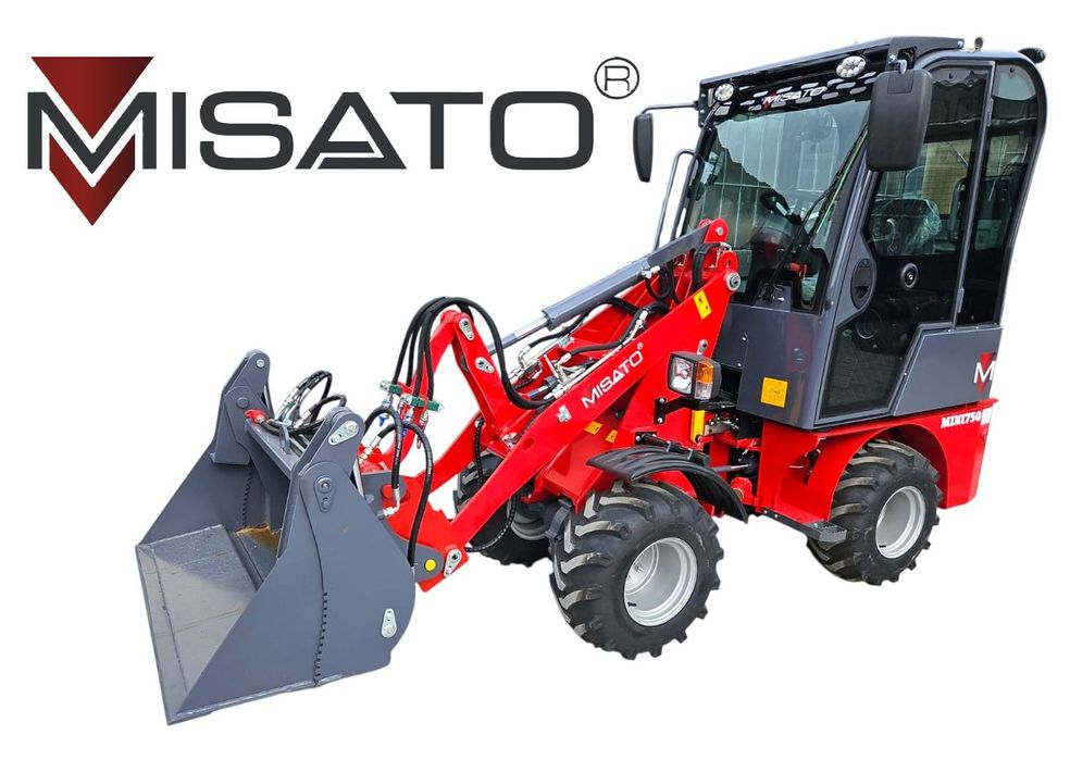 MISATO MINI 750  Silnik 25KM PERKINS Hydraulika włoska PWG 800KG!!!