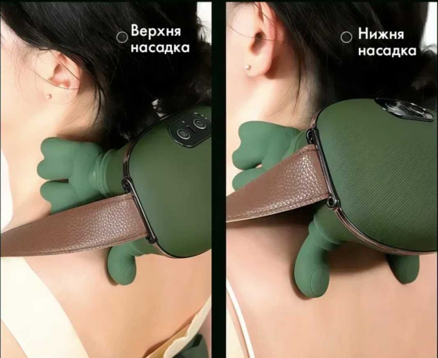 Професійний масажер для шиї та спини з підігрівом і 3 режими роботи