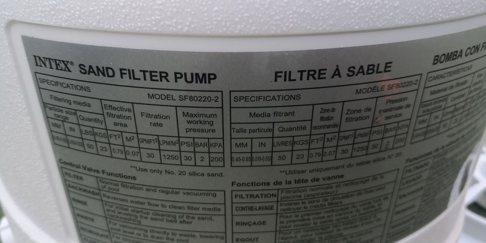 Filtr do basenu nowy nie używany duży przepływ
