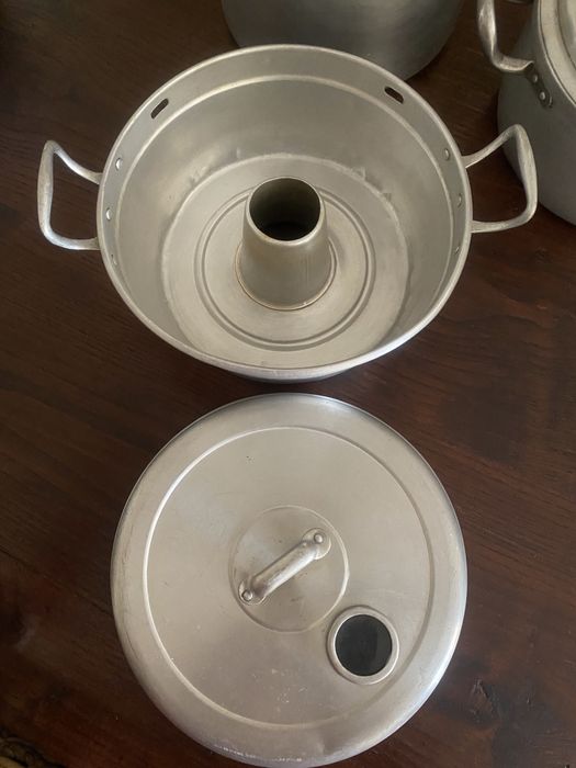 Tachos e Forma com tampa de aluminio