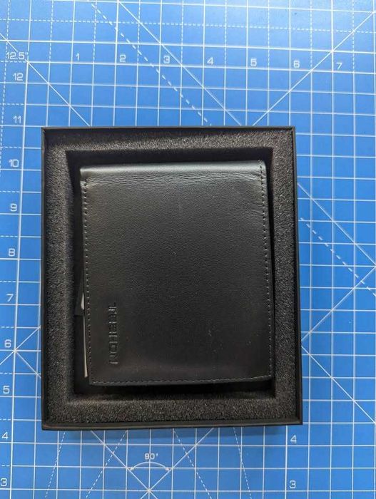 Carteira Teehon com 10 ranhuras, RFID, bolsos para notas e moedas