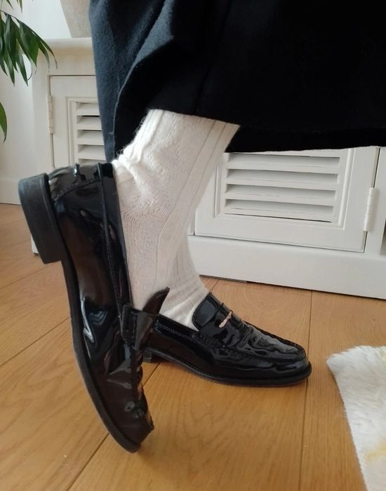 Mokasyny, skóra naturalna, 37