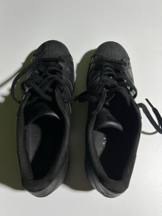 Оригинал! Adidas Superstar triple black 45