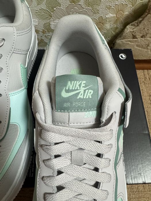 Nike Air Force 1 Shadow оригінал сіро-м'ятні