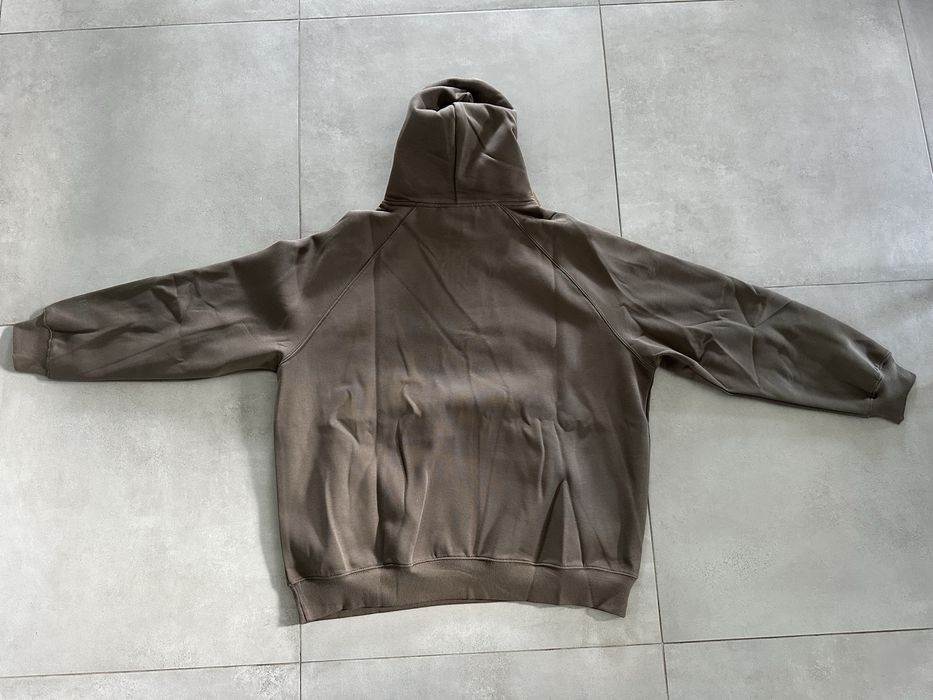 Fear of God essentials hoodie brązowa