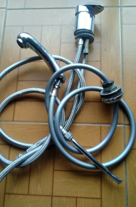 Conjunto torneira misturadora+ borrifador lavatório de cabeleireiro ..