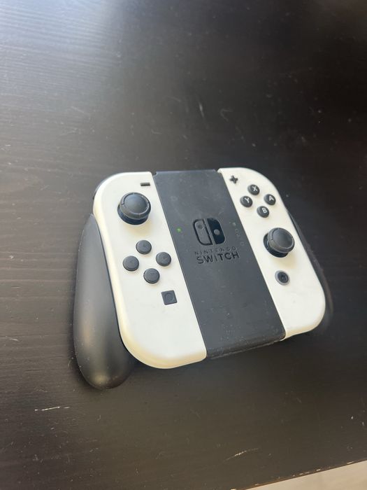 Nintendo Switch OLED – Jak NOWY + Nitro Deck + Zelda + Akcesoria