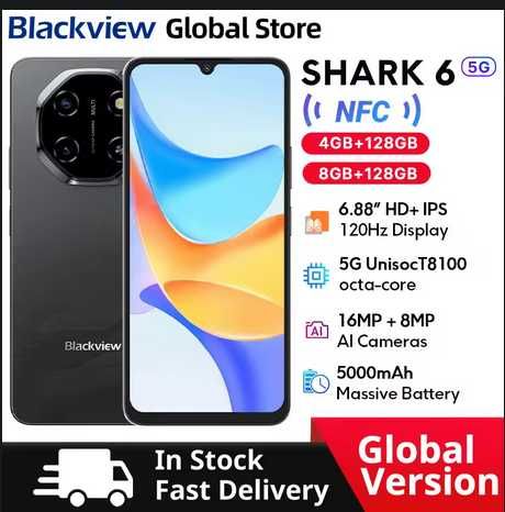 blackview shark 8 - купить мобильные телефоны и смартфоны - Цена