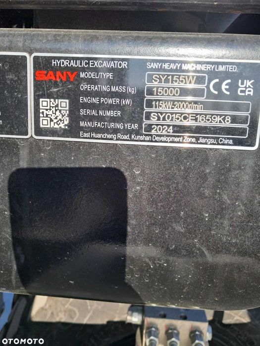 Koparka 15 ton Sany SY155W