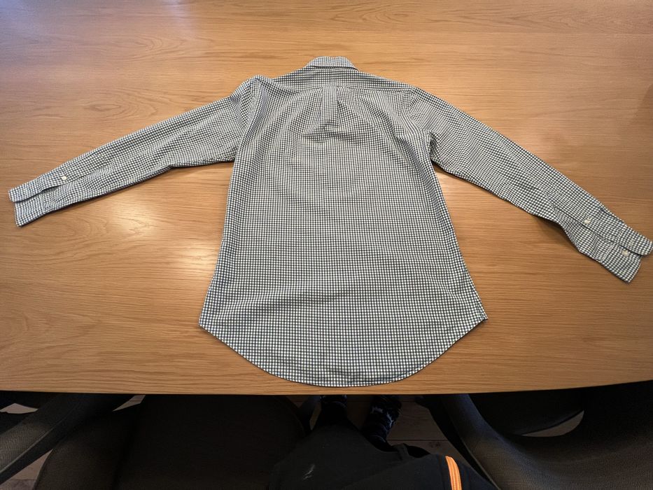 Camisa de manga comprida verde Ralph Lauren