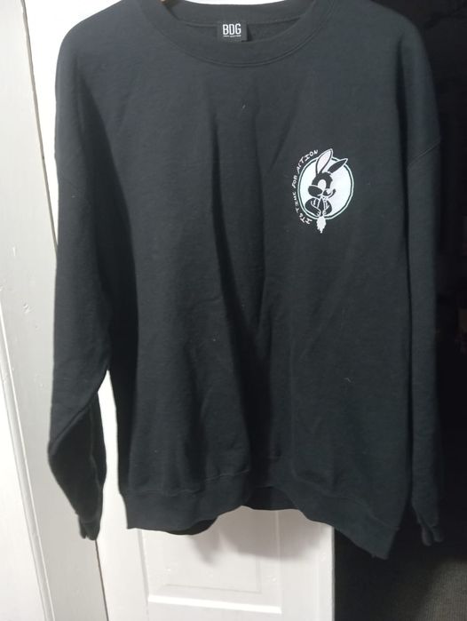 Bluza czarna królik xl