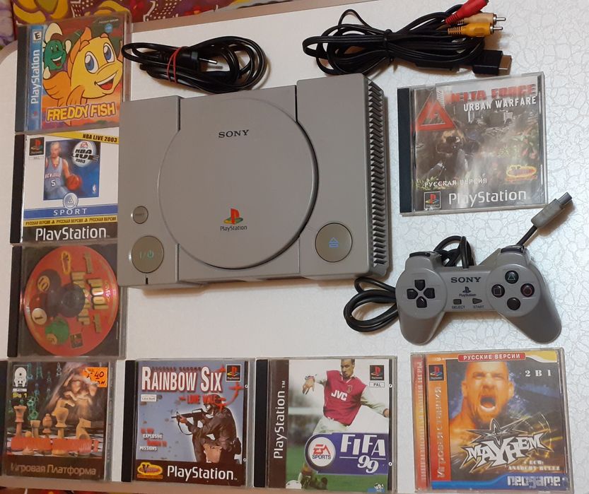 Игровая приставка Sony PlayStation 1 SCPH-9002 Ps1 Пс1