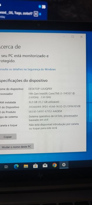 Portátil HP Elitebook