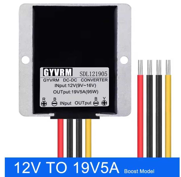 DC-DC Converter 12V to 19V 5A 95W