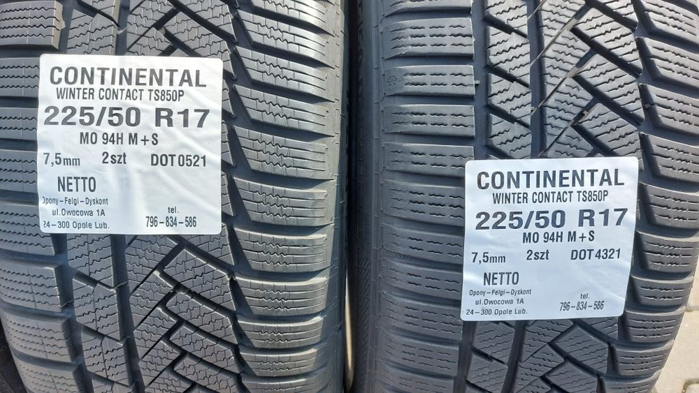 Opony Continental 225 50 R17