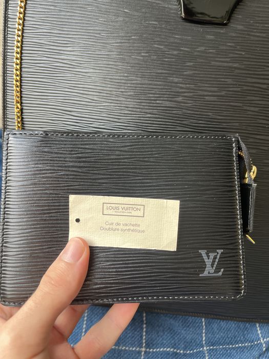 Louis Vuitton Ombre Bag Epi Leather Black