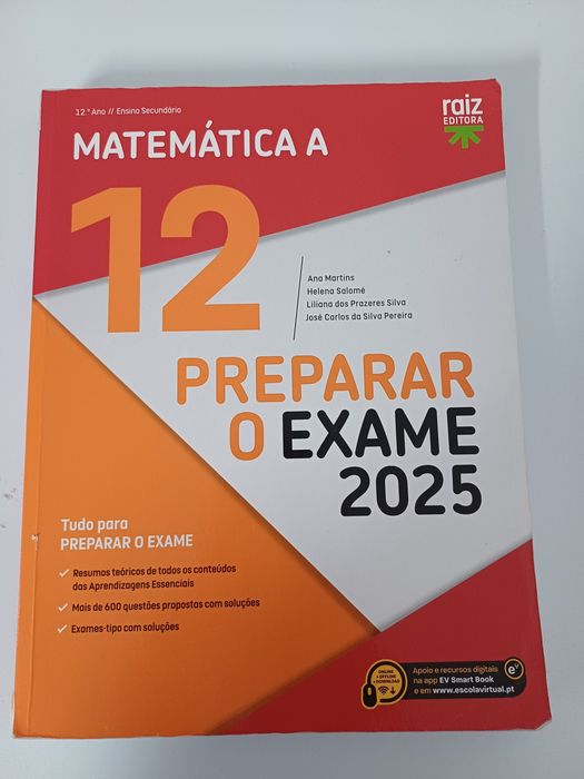 Preparar exame de matemática 12