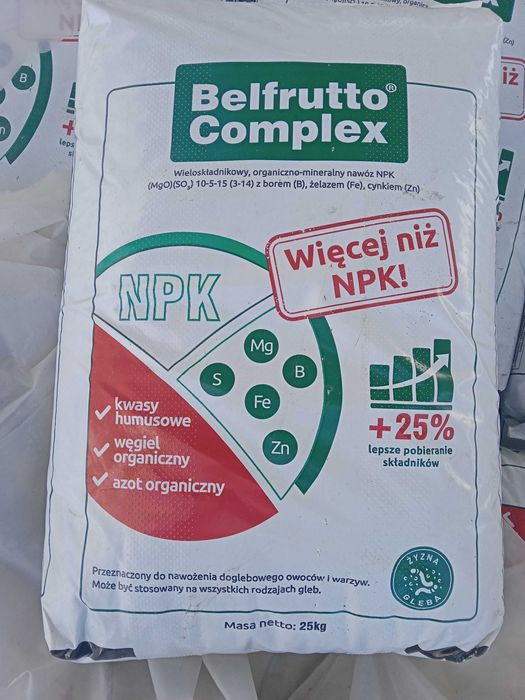 Nawóz Belfrutto complex 10-5-15 25kg